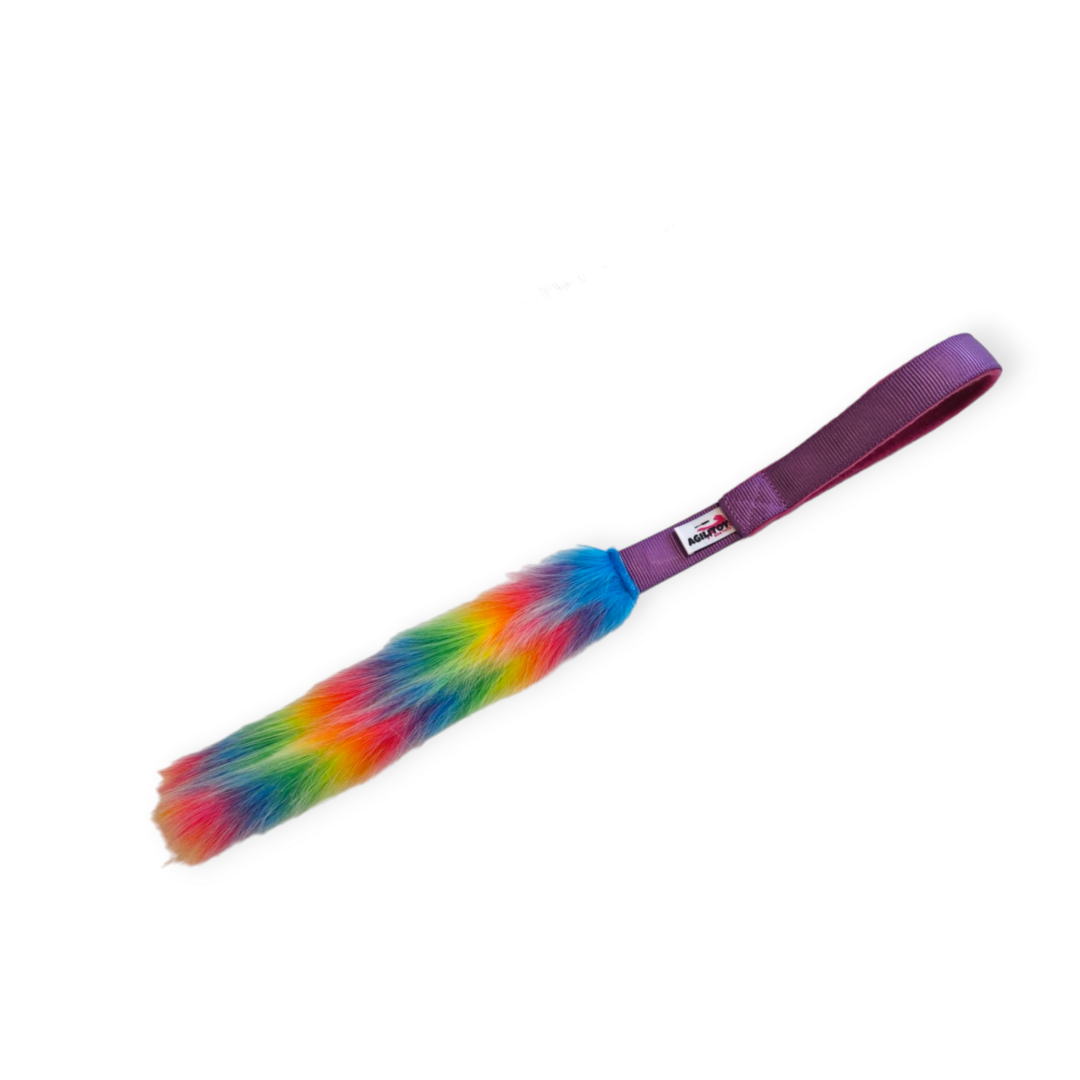 TUGGER Faux Fur Tug Toy