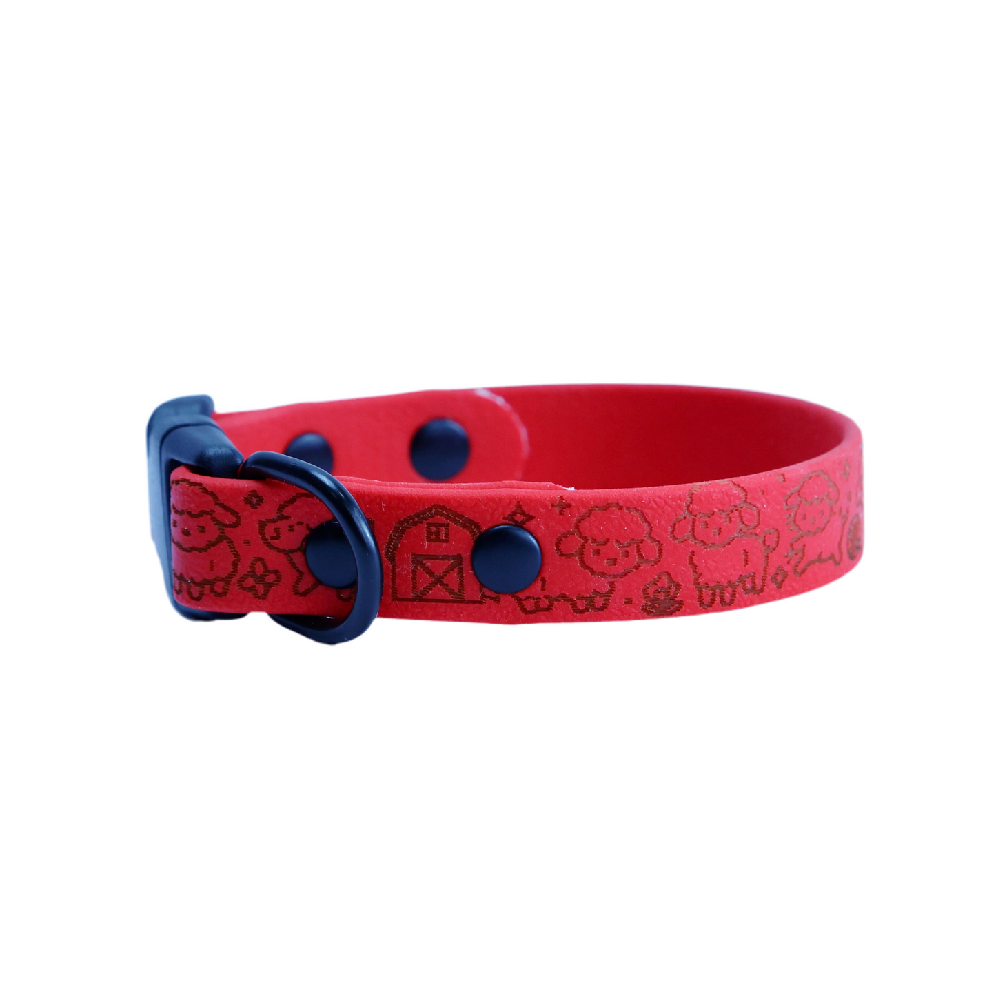 Custom Biothane Laser Engraved Collar
