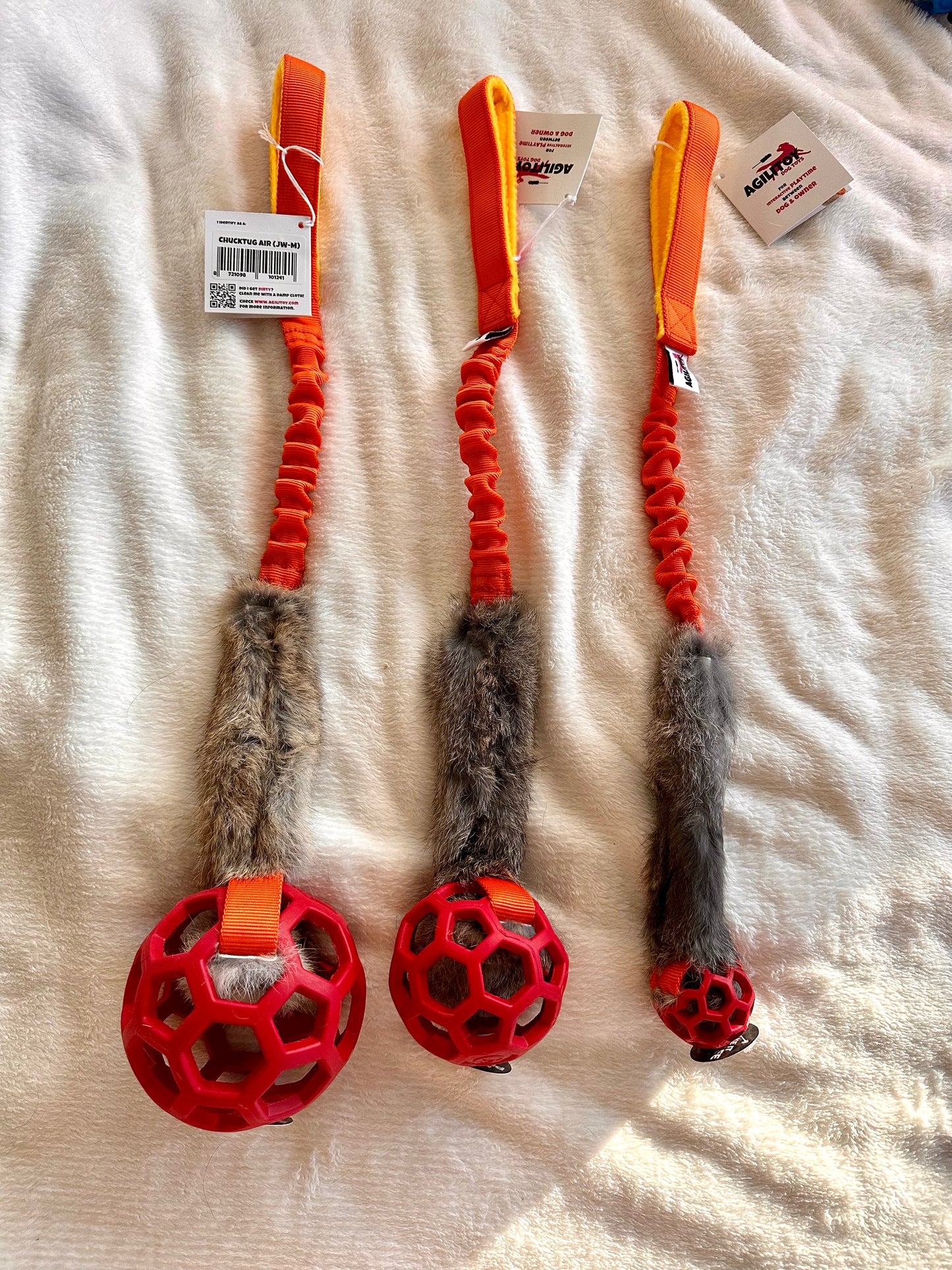 Air Rabbit Bungee Tug Toy (JW)