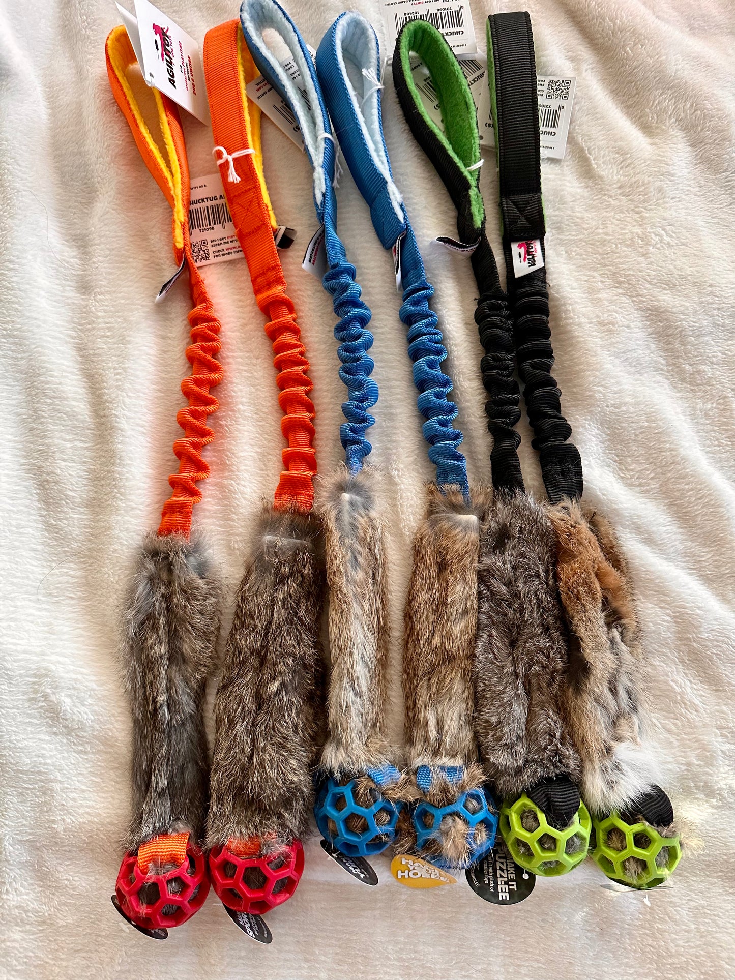 Air Rabbit Bungee Tug Toy (JW)