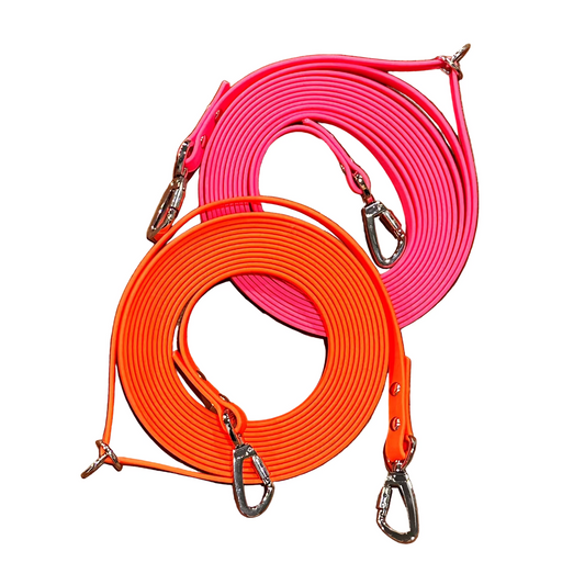 Custom BioThane® Hands Free Adjustable Long Leash