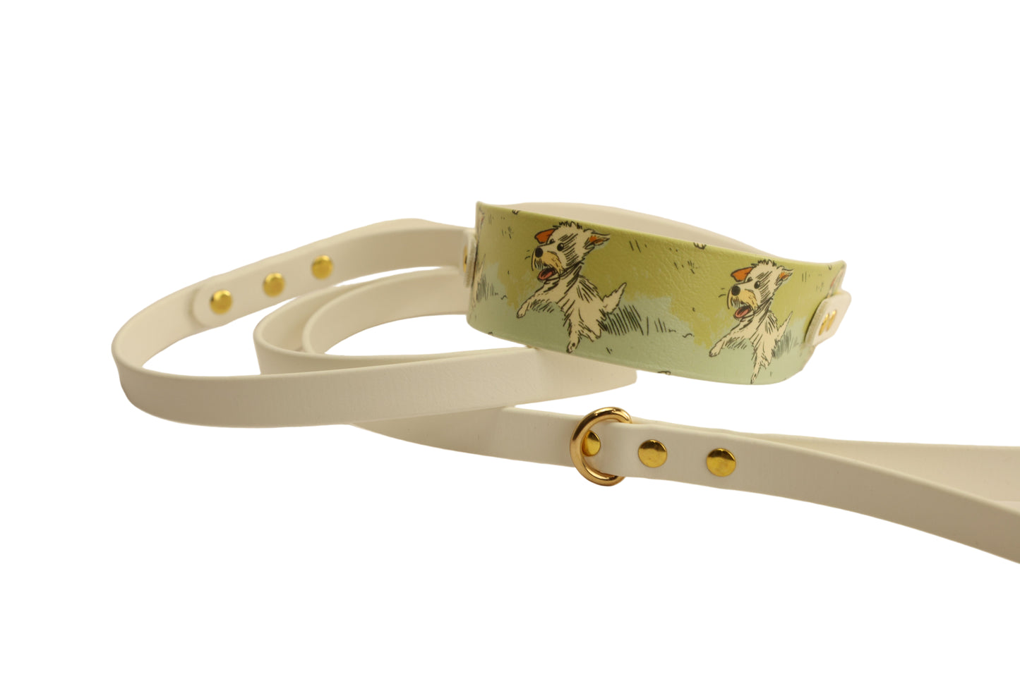 1 1/2" - 5/8" Running Dog Martingale Leash